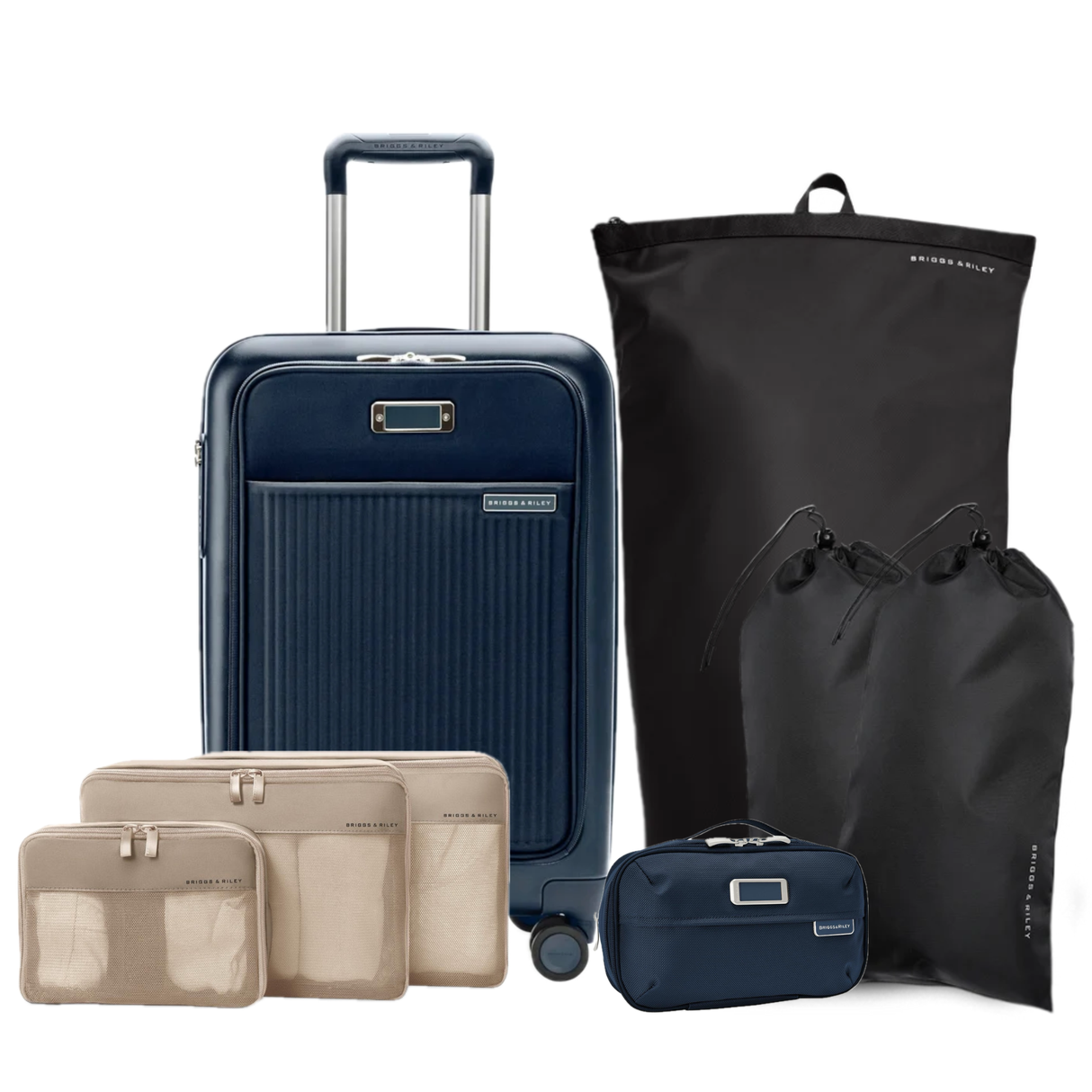 Briggs & Riley Essential Set (Sympatico Carry-On plus Packing Organizers)