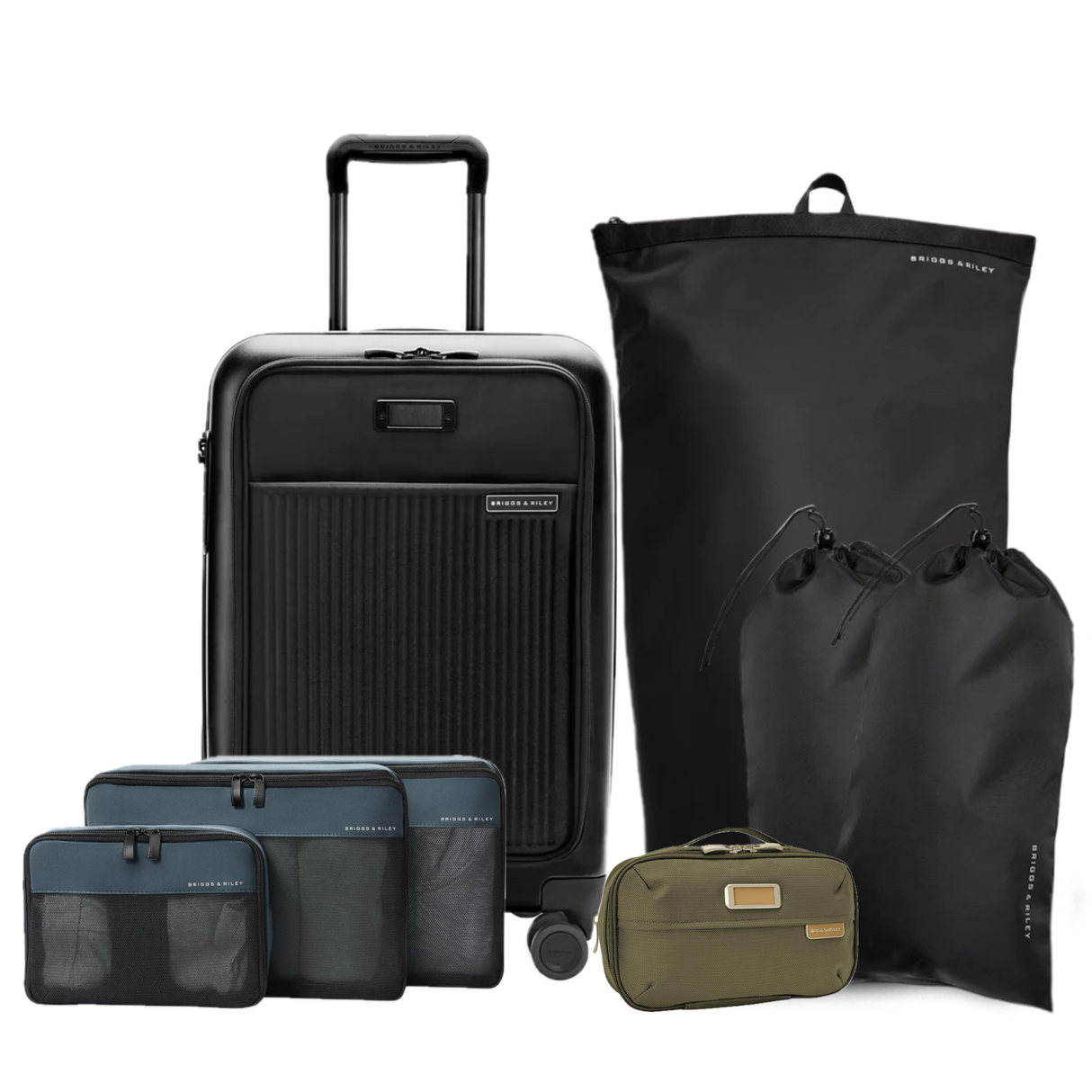 Briggs & Riley Essential Set (Sympatico Carry-On plus Packing Organizers)
