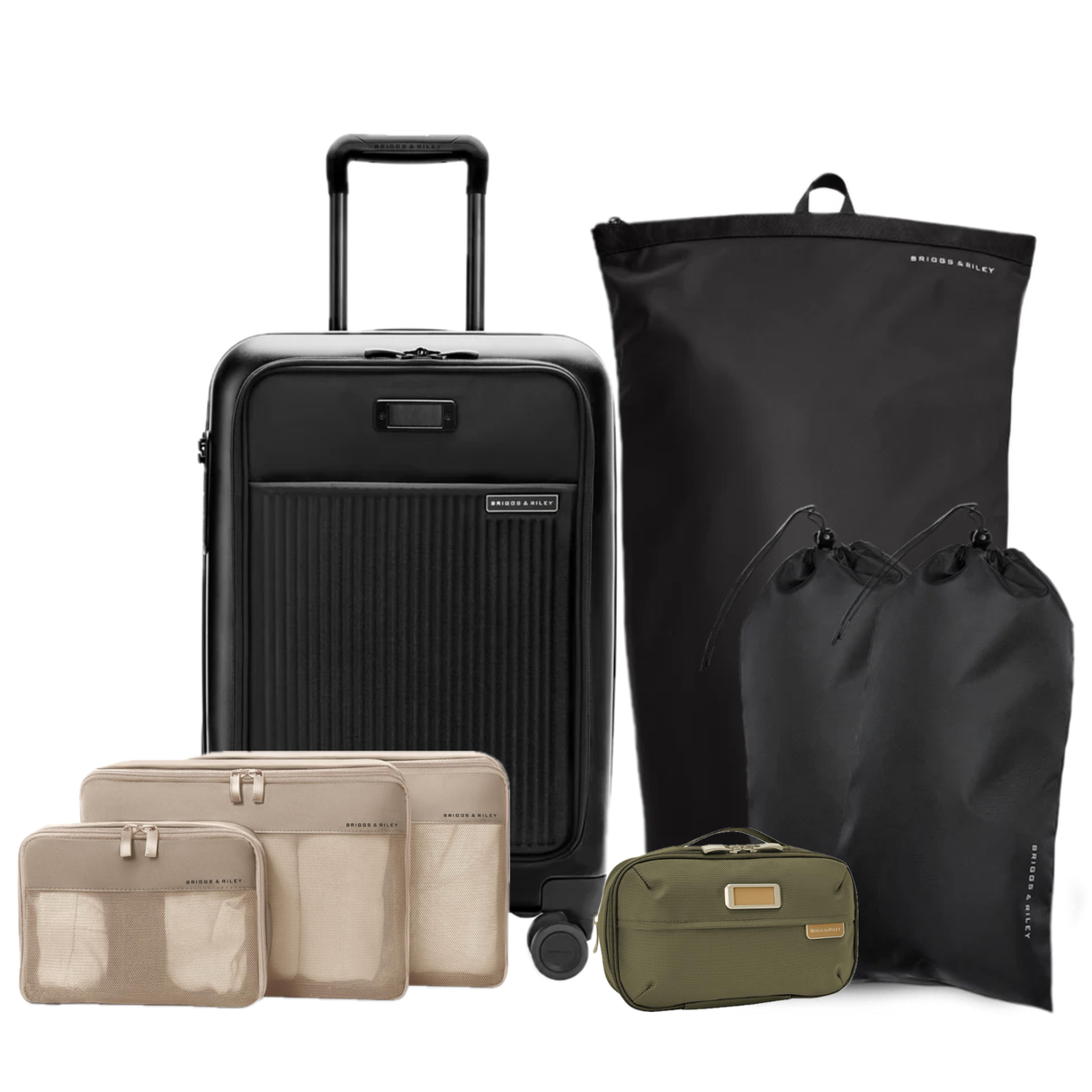 Briggs & Riley Essential Set (Sympatico Carry-On plus Packing Organizers)