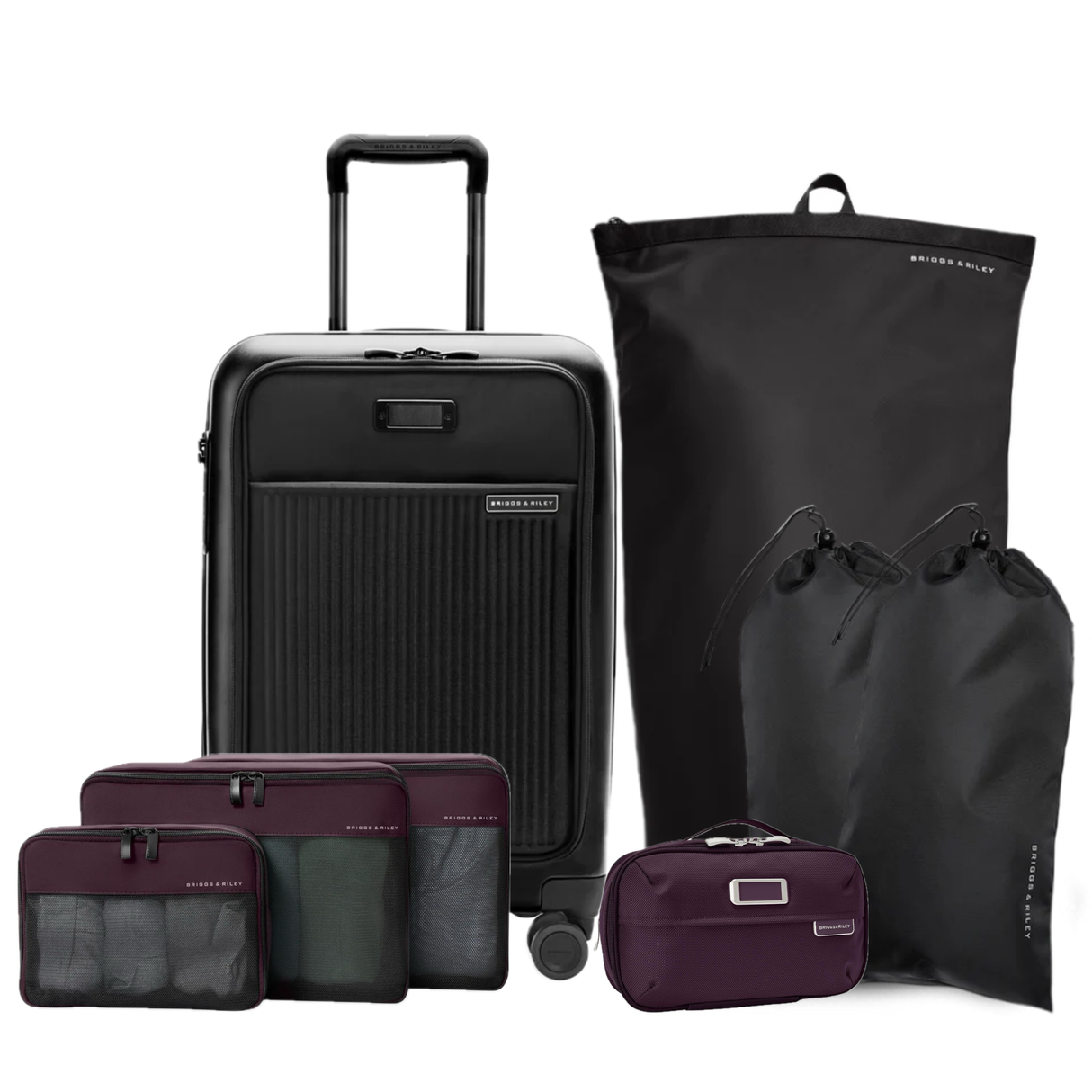 Briggs & Riley Essential Set (Sympatico Carry-On plus Packing Organizers)