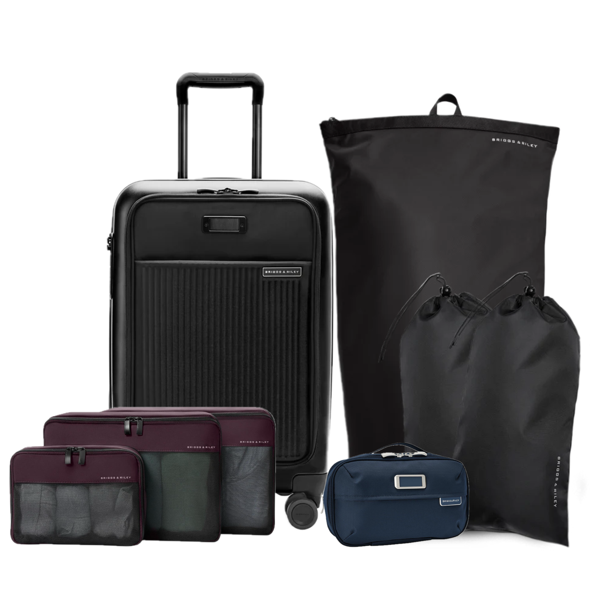 Briggs & Riley Essential Set (Sympatico Carry-On plus Packing Organizers)
