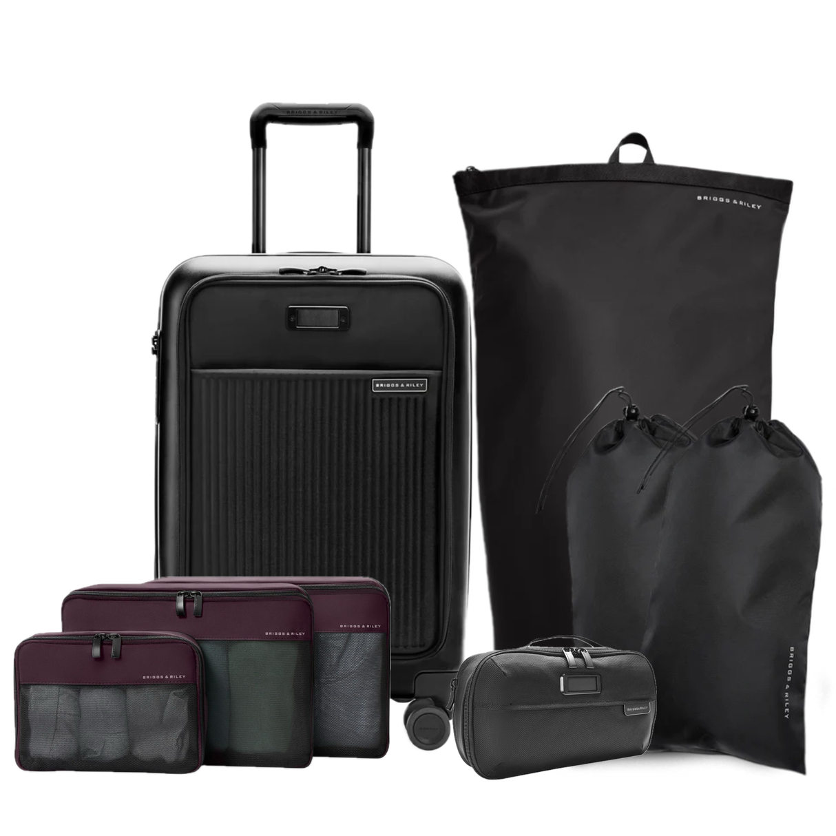 Briggs & Riley Essential Set (Sympatico Carry-On plus Packing Organizers)