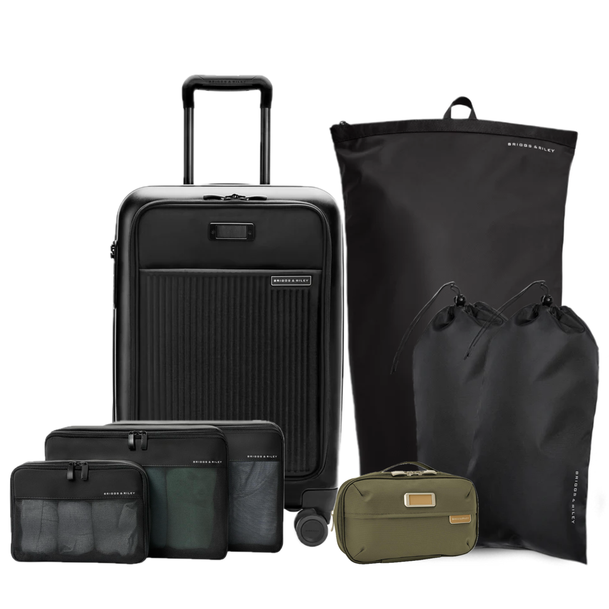 Briggs & Riley Essential Set (Sympatico Carry-On plus Packing Organizers)