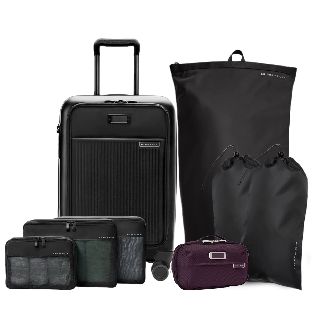 Briggs & Riley Essential Set (Sympatico Carry-On plus Packing Organizers)