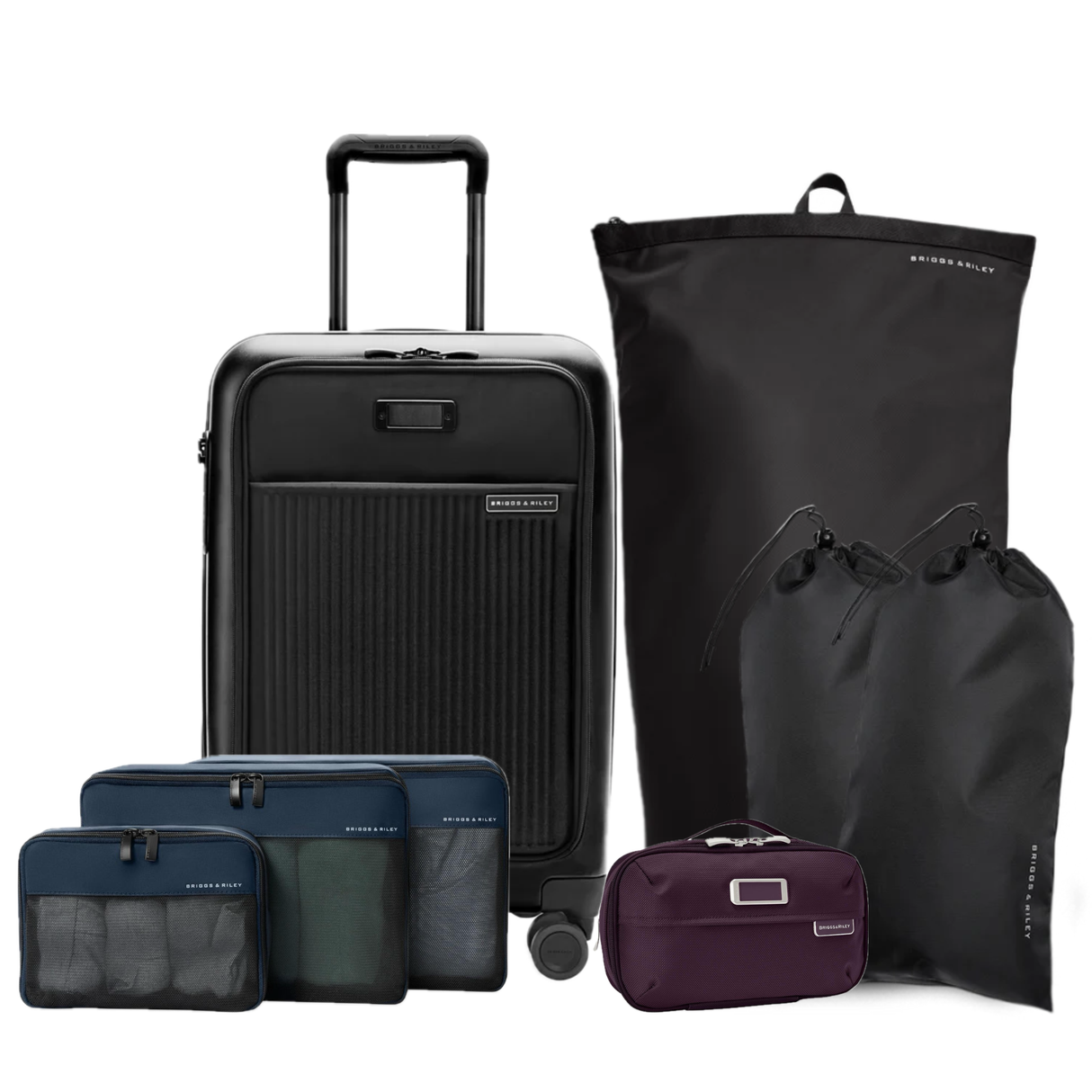 Briggs & Riley Essential Set (Sympatico Carry-On plus Packing Organizers)