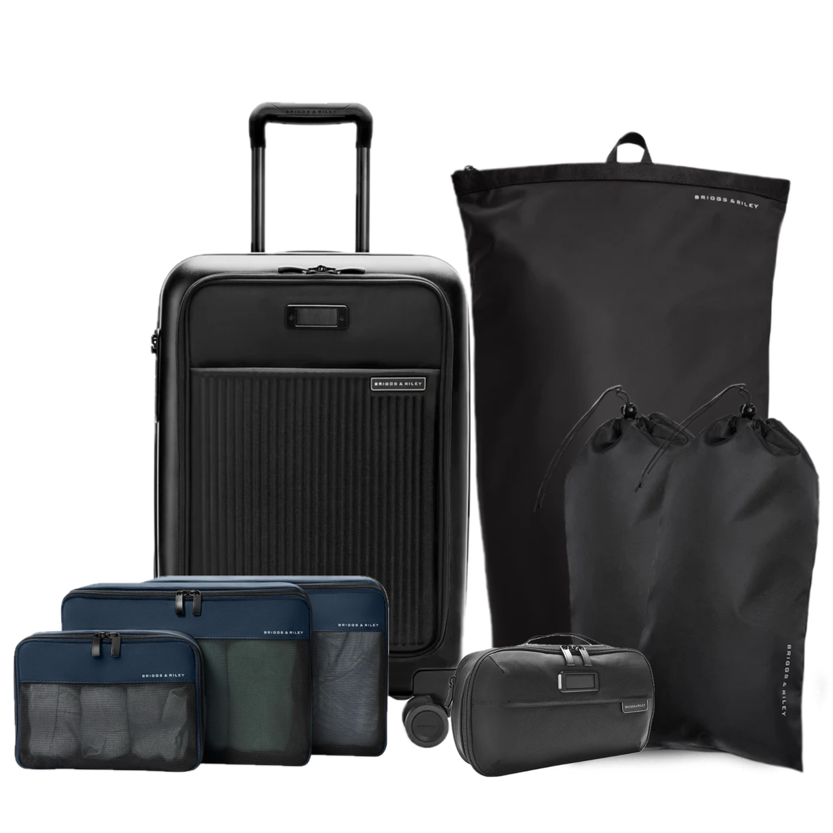 Briggs & Riley Essential Set (Sympatico Carry-On plus Packing Organizers)
