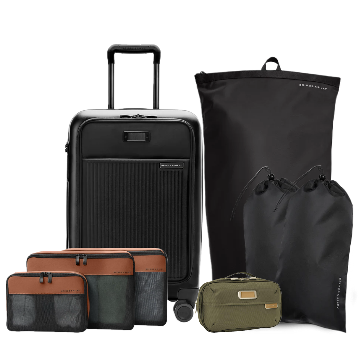 Briggs & Riley Essential Set (Sympatico Carry-On plus Packing Organizers)