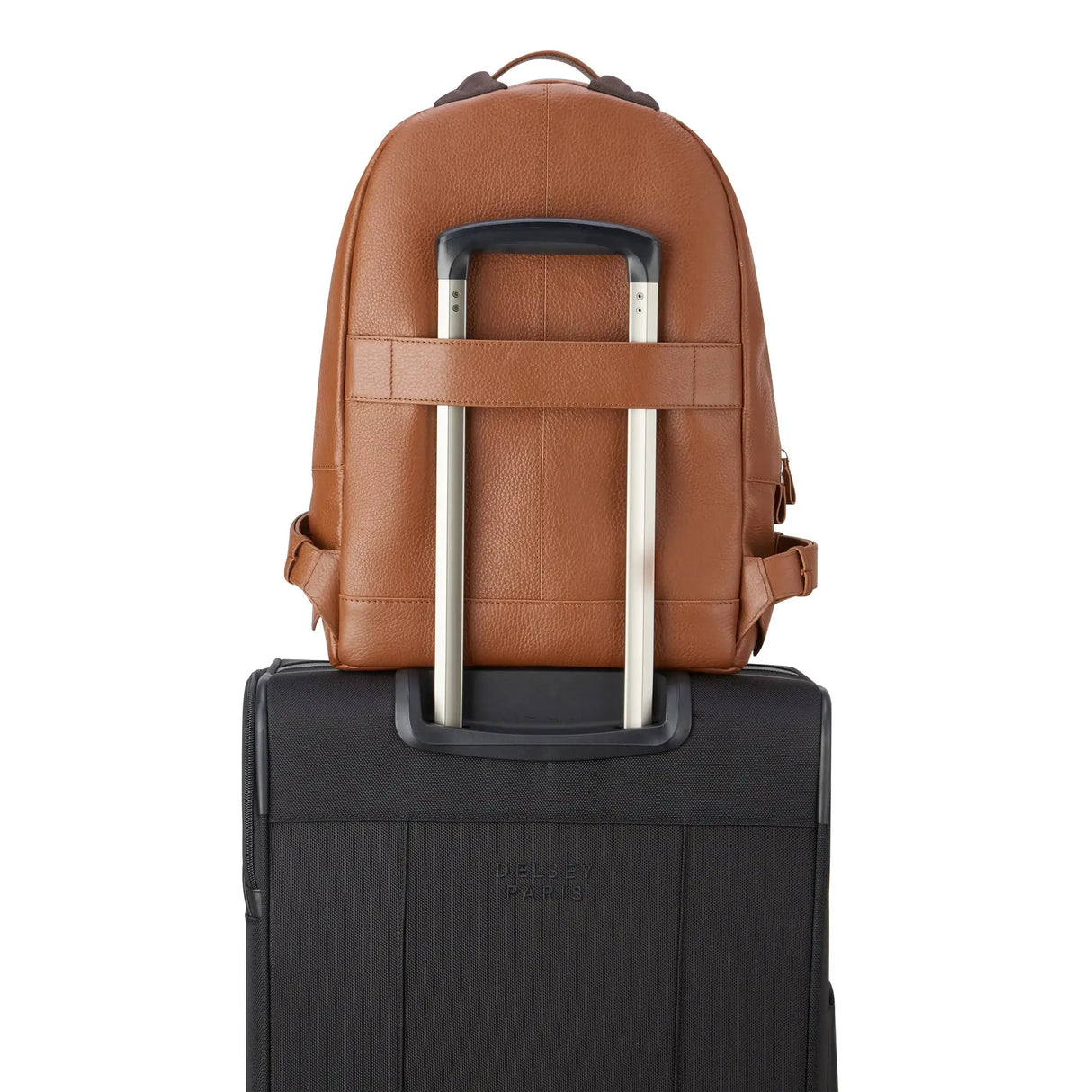 Delsey Leather Collection Backpack
