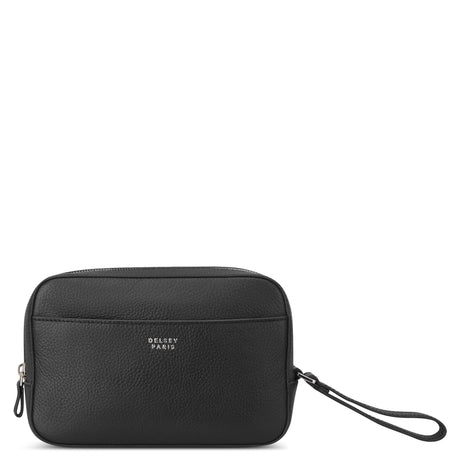 Delsey Leather Collection Toiletry Bag