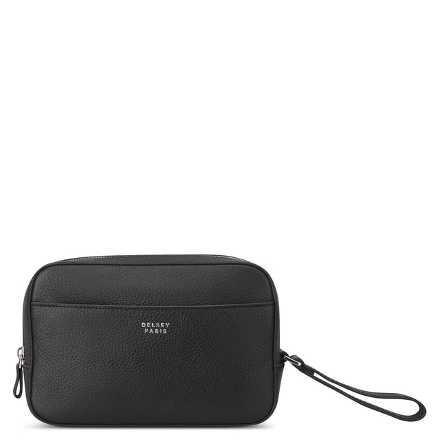 Delsey Leather Collection Toiletry Bag
