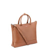 Delsey Leather Collection Zippered Tote Bag
