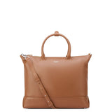 Delsey Leather Collection Zippered Tote Bag
