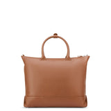 Delsey Leather Collection Zippered Tote Bag
