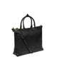 Delsey Leather Collection Zippered Tote Bag