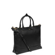 Delsey Leather Collection Zippered Tote Bag