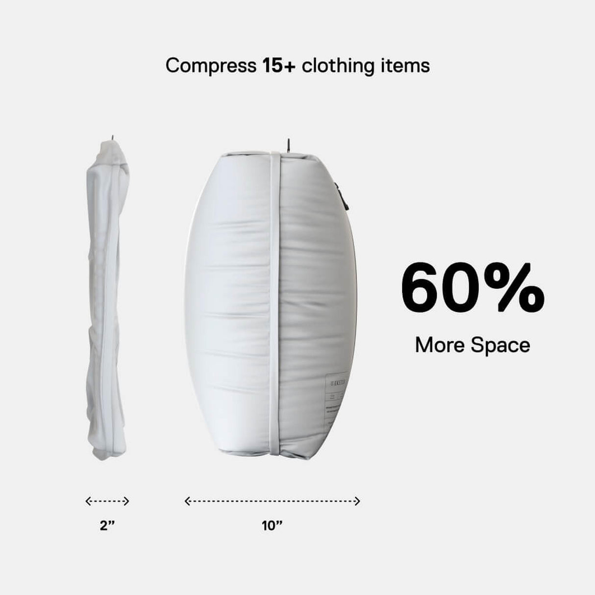 Ekster TravelPack Vacuum Kit (4 Bags & 1 Pump)