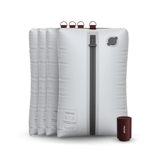 Ekster TravelPack Vacuum Kit (4 Bags & 1 Pump)