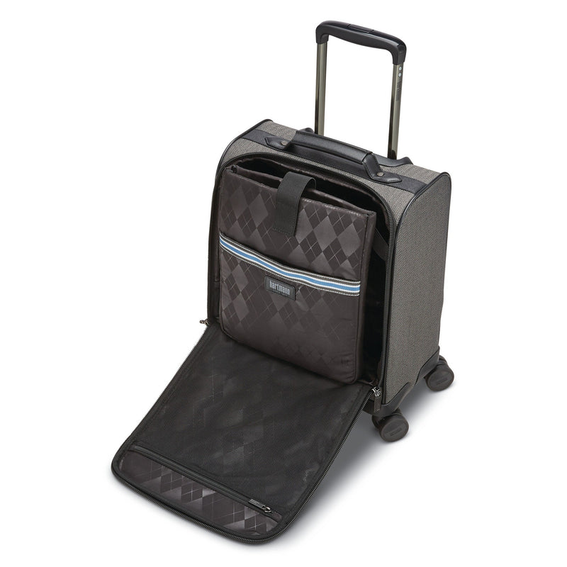 Hartmann Herringbone Deluxe Underseat Carry On Spinner