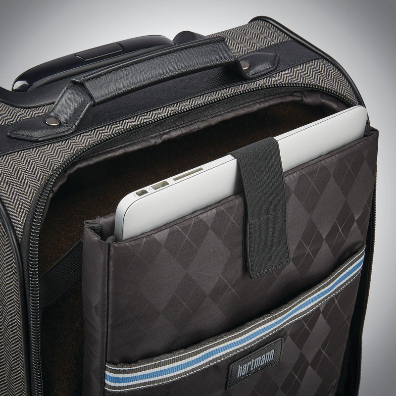 Hartmann Herringbone Deluxe Underseat Carry On Spinner