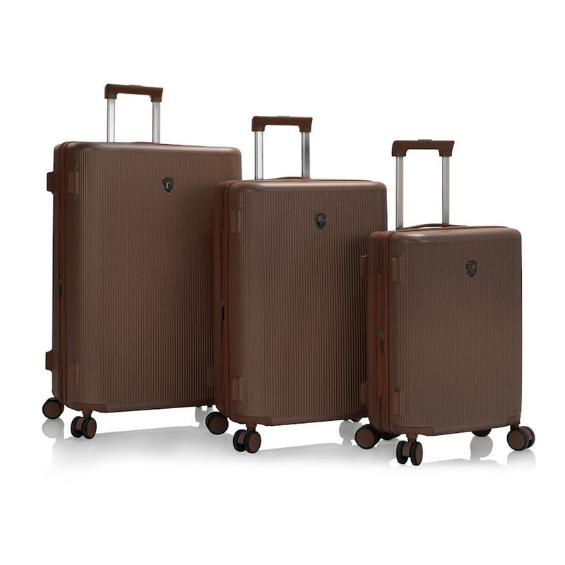 Heys Earth Tones 3 Piece Spinner Set