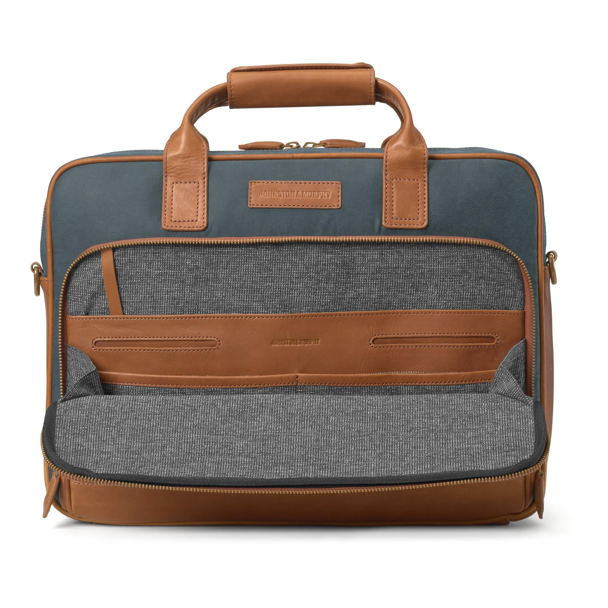 Johnston & Murphy Rhodes Briefcase – Luggage Pros