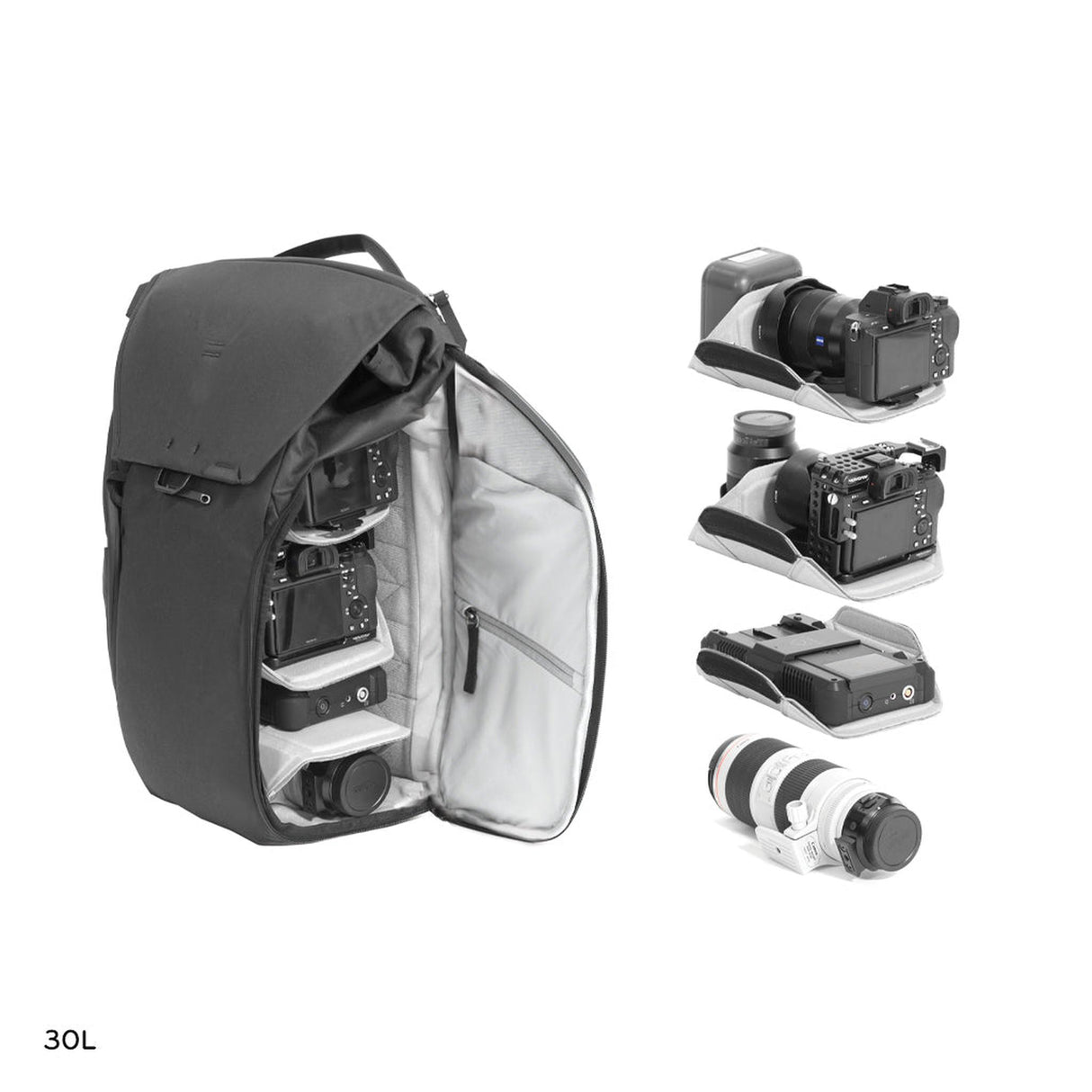Peak Design Everyday Backpack 30L Professional Camera Bag for Daily Carry