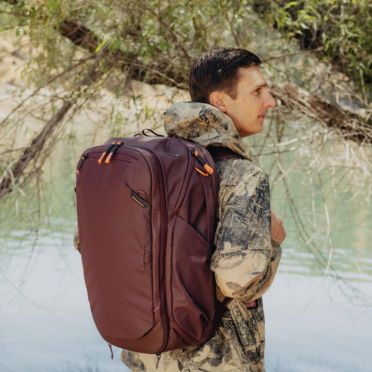 Peak Design Travel Backpack 45L Eclipse Rugged Expandable Carry-On Travel Bag