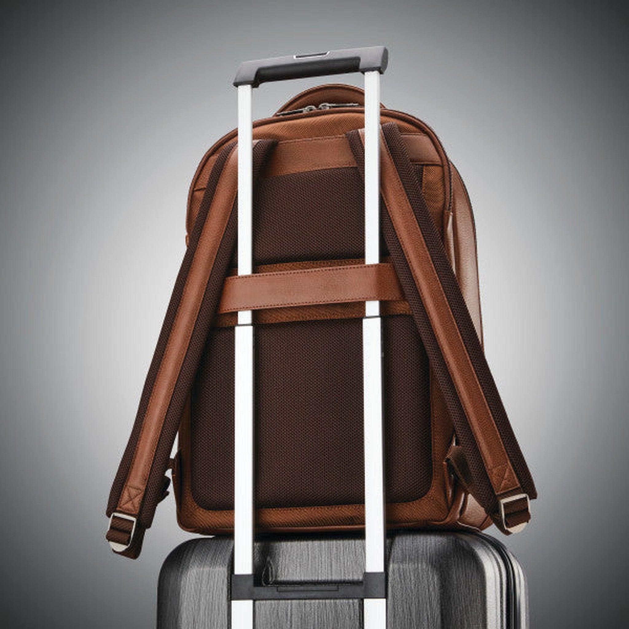 Samsonite Classic Leather Backpack – Luggage Pros