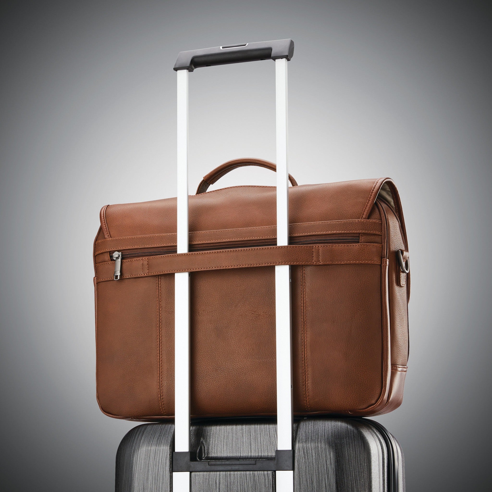 Samsonite Classic Leather Flapover – Luggage Pros