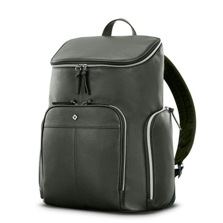Samsonite Mobile Solutions Leather Deluxe Backpack