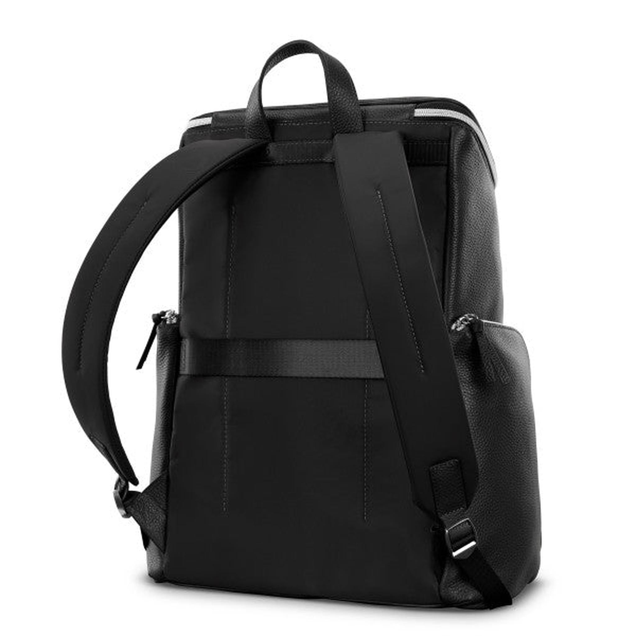 Samsonite レザーバック Samsonite Mobile Solutions Leather Deluxe Backpack – Luggage Pros