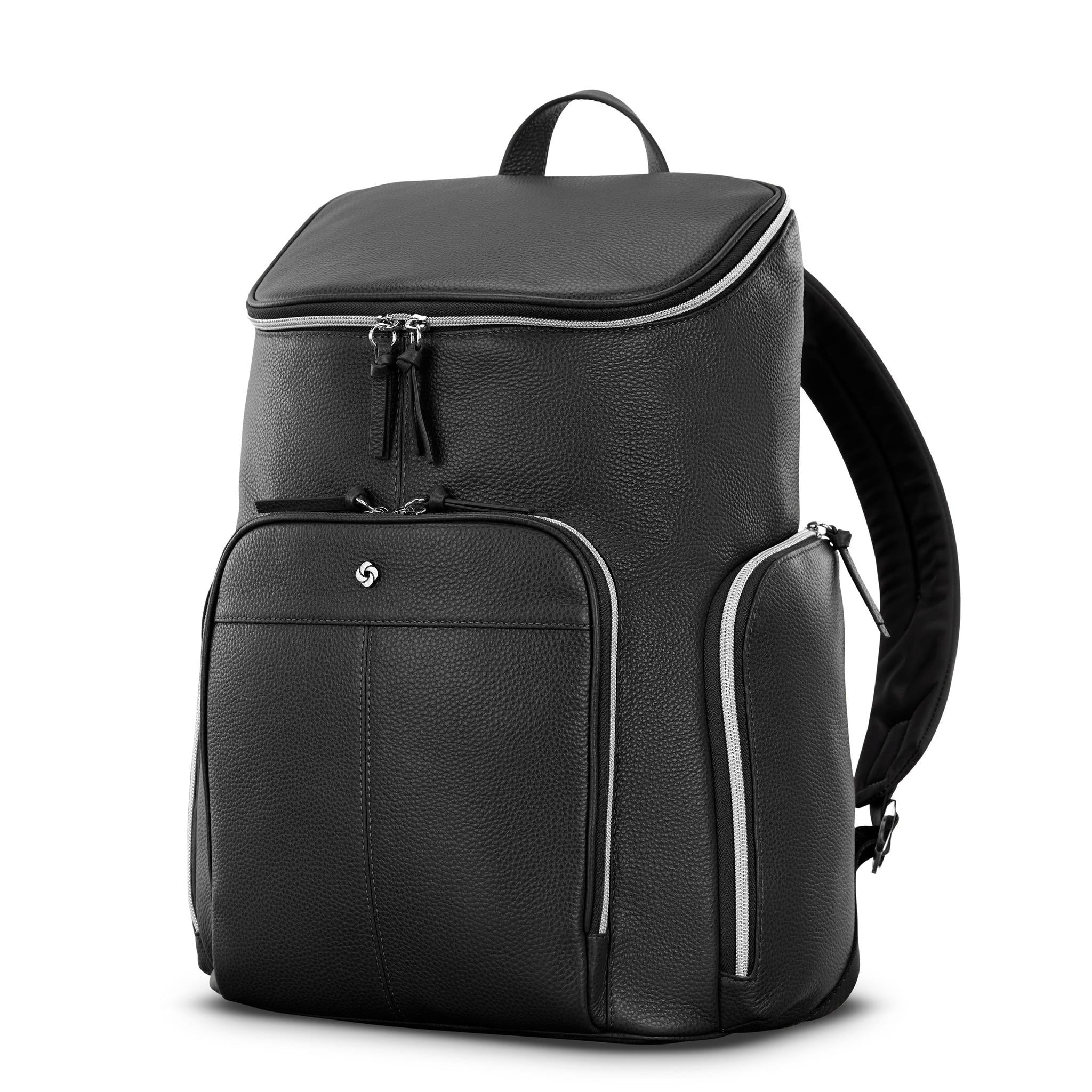 Samsonite Mobile Solutions Leather Deluxe Backpack – Luggage Pros