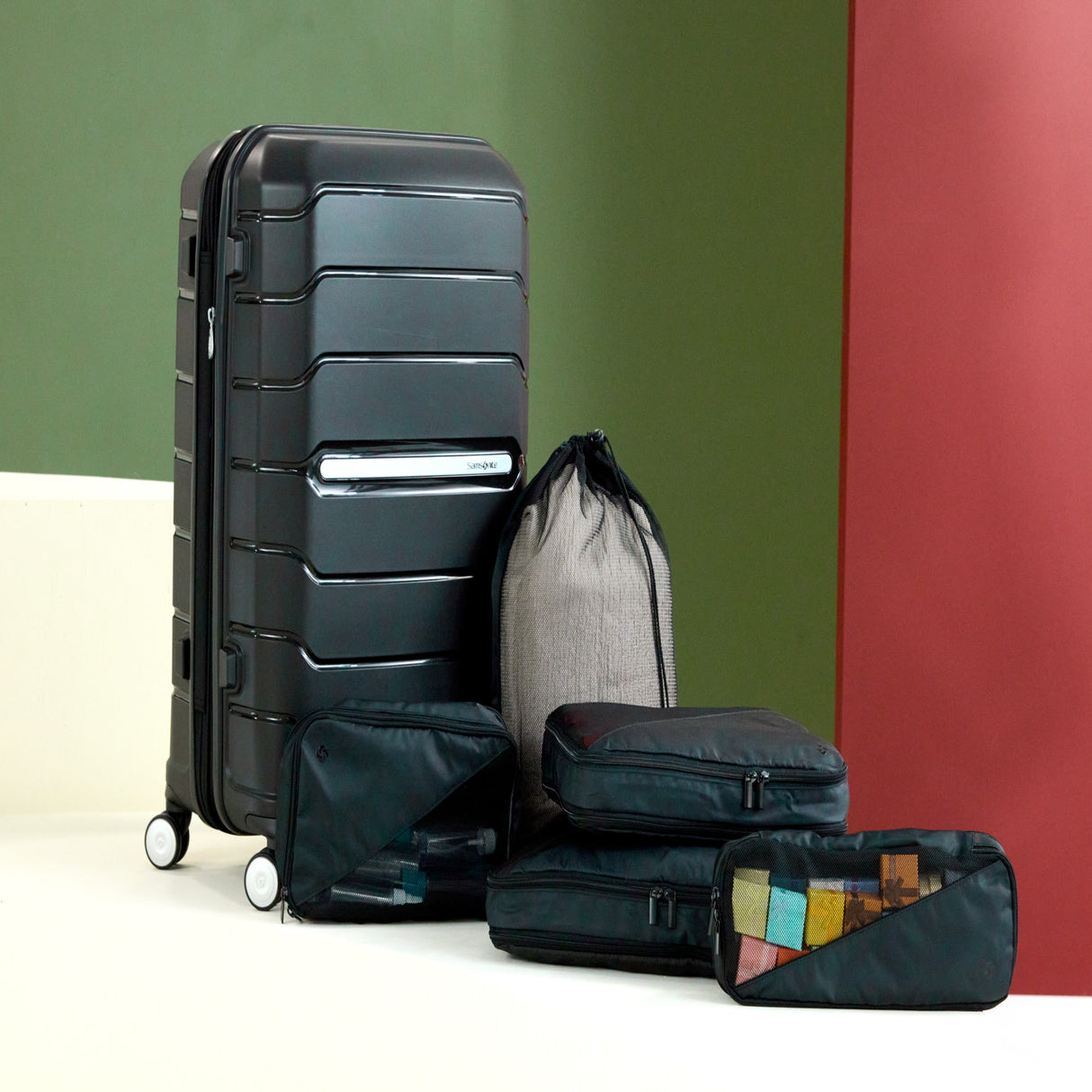 Samsonite Travel Accessories 6-Piece Compression Packing Cubes