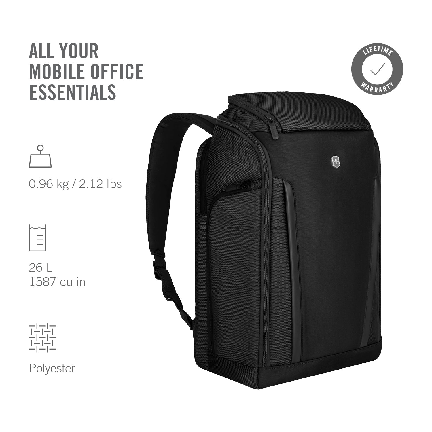Victorinox Altmont Professional Wheeled Laptop Backpack, Laptoprugzak met wieltjes, dames/heren, 22 x 32 x 47 cm, 20 l, afsluitbaar, zwart, zwart, Medium, laptop rolkoffer Victorinox Altmont Professional Wheeled Laptop Backpack, Laptoprugzak met wieltjes, dames/heren, 22 x 32 x 47 cm, 20 l, afsluitbaar, zwart, zwart, Medium, laptop rolkoffer