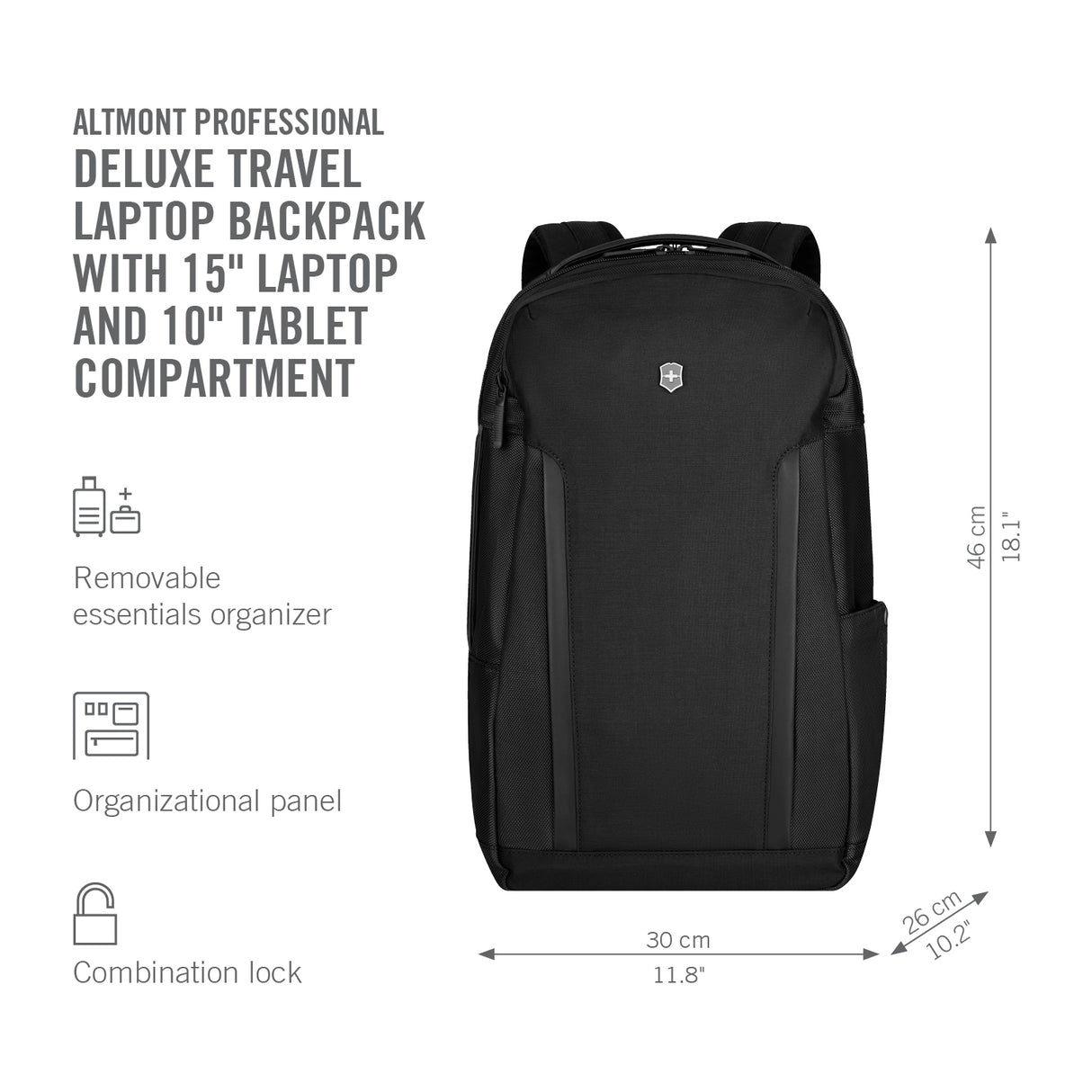 Victorinox Altmont Professional Deluxe Travel Laptop Backpack