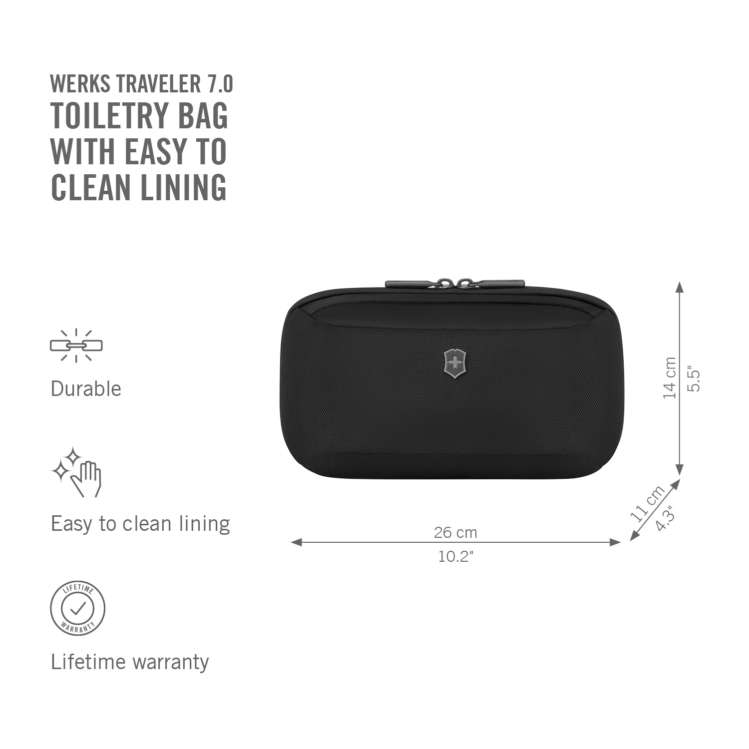 Victorinox Werks Traveler 7.0 Toiletry Bag – Luggage Pros