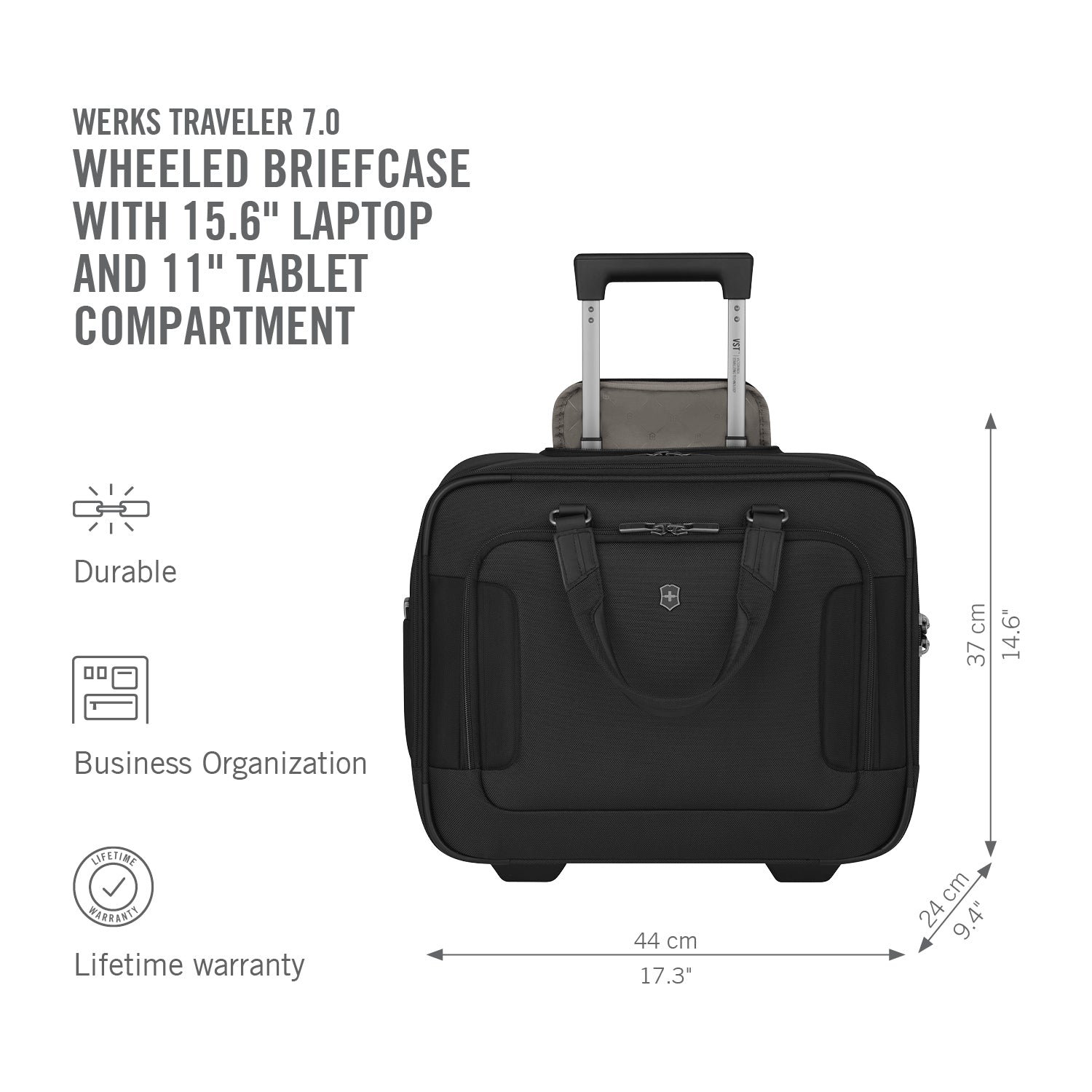 Victorinox Werks Traveler 7.0 Wheeled Briefcase – Luggage Pros