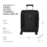Victorinox Werks Traveler 7.0 Expandable Global Carry-On Spinner