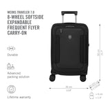 Victorinox Werks Traveler 7.0 Expandable Frequent Flyer Carry-On Spinner