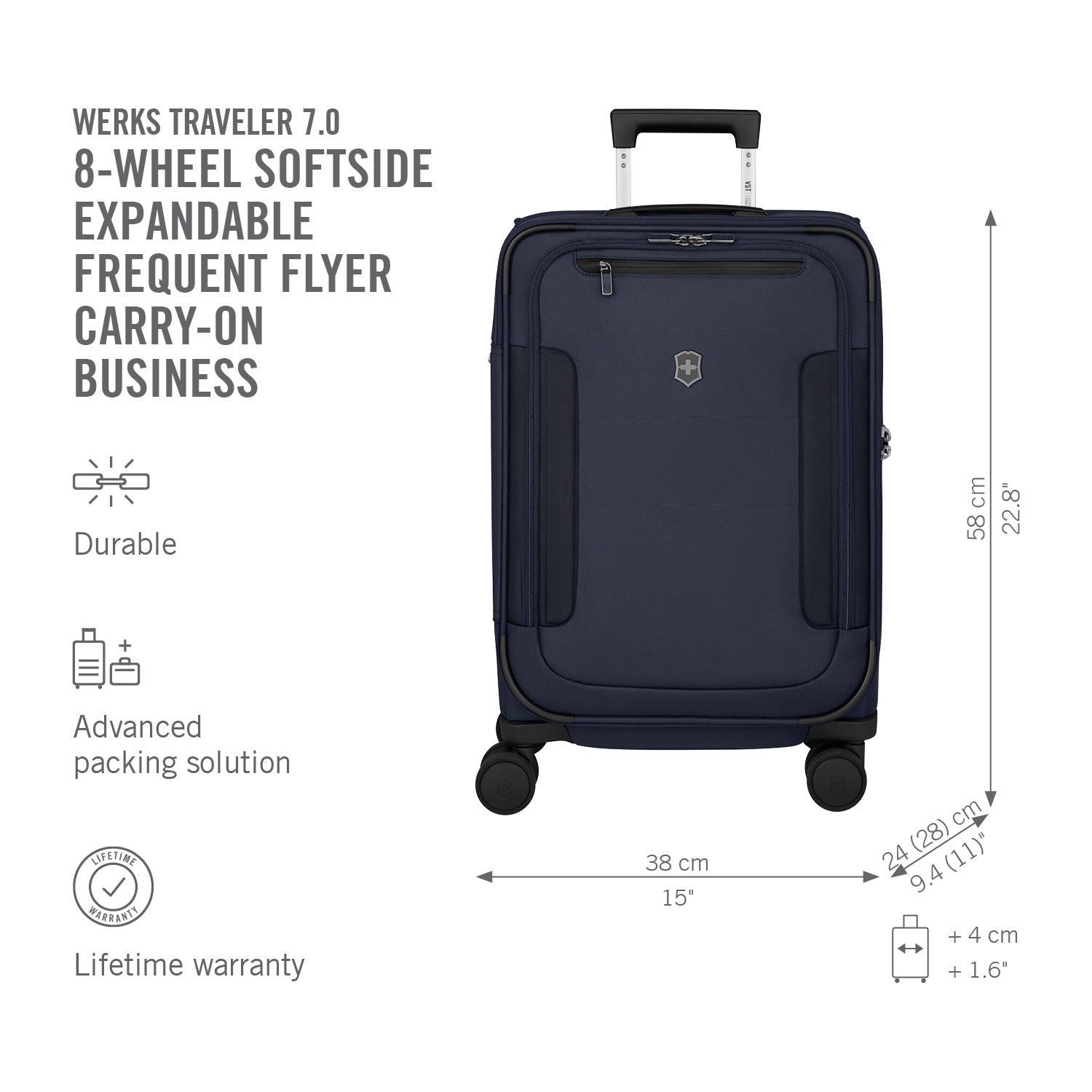 Victorinox Werks Traveler 7.0 Frequent Flyer Business Carry-On