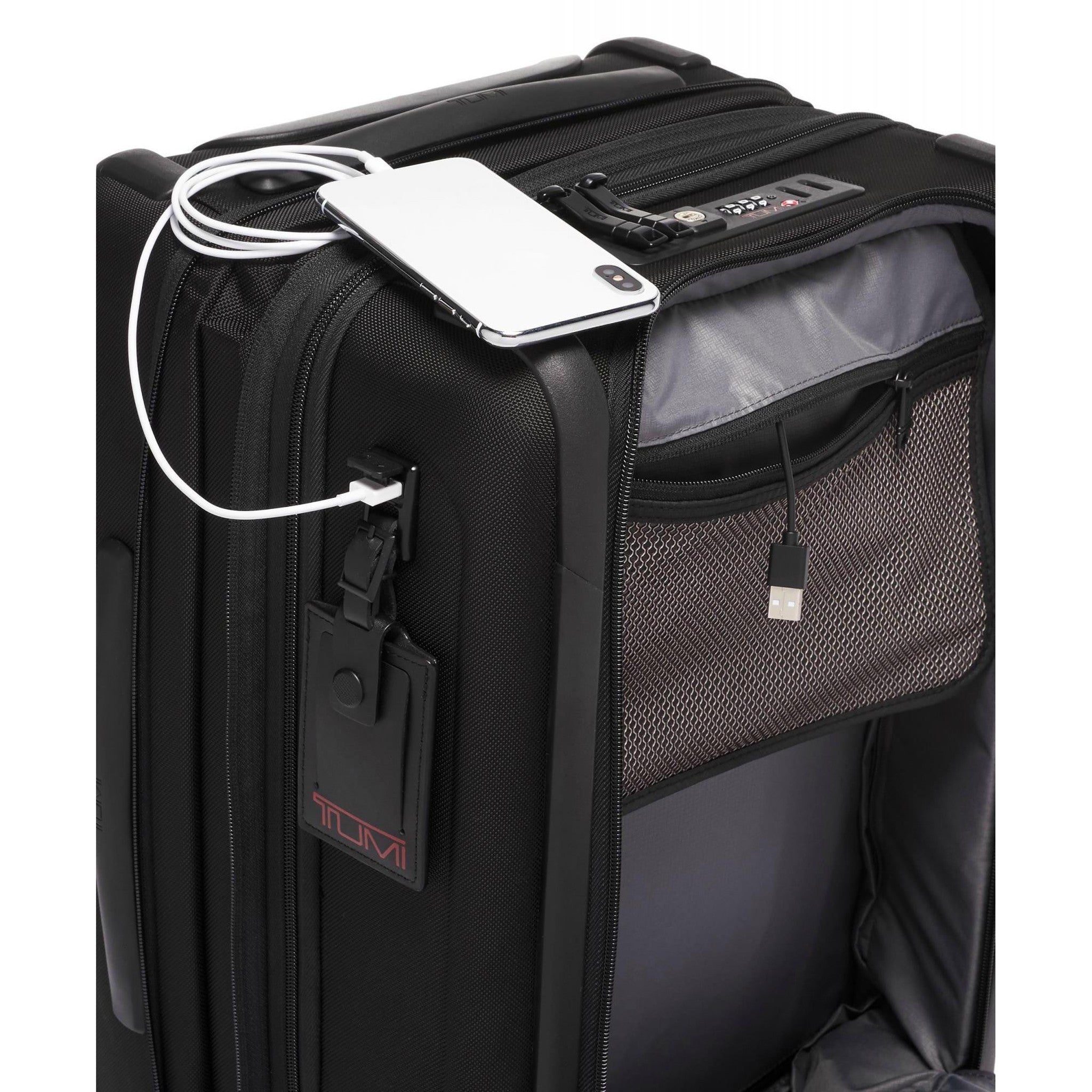 TUMI Alpha 3 International Dual Access 4 Wheel Carry-On – Luggage Pros