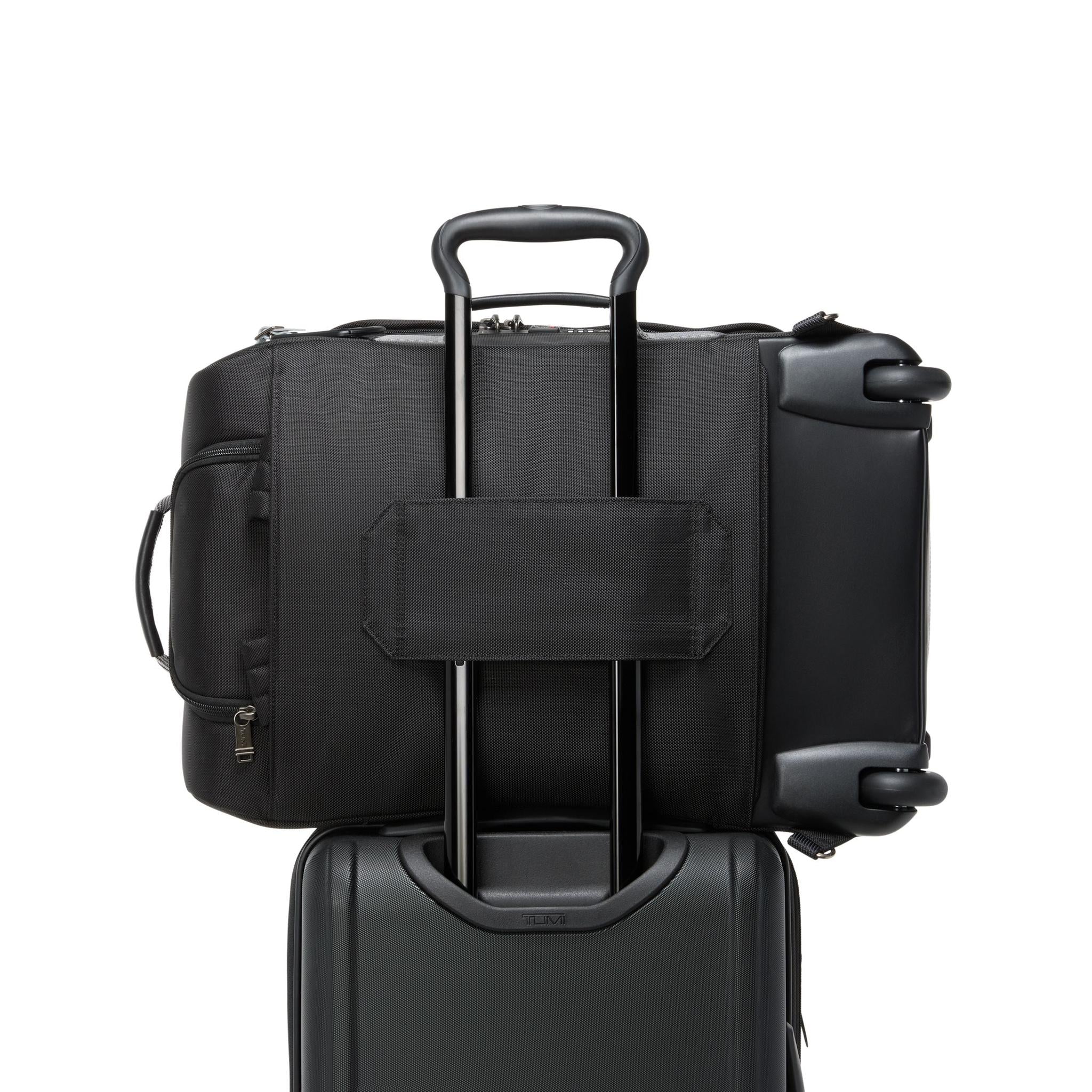 TUMI Alpha Bravo International 2 Wheel Duffel Backpack Carry On