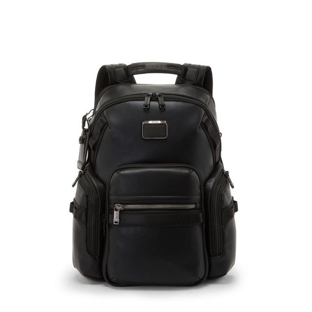 TUMI Alpha Bravo Navigation Leather Backpack *STORE*