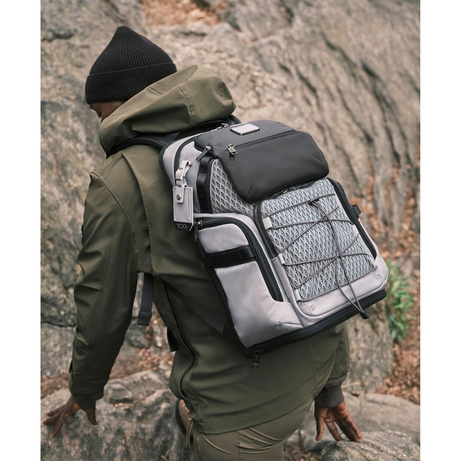 tumi backpack khaki TUMI Alpha Bravo Nomadic Backpack – Luggage Pros