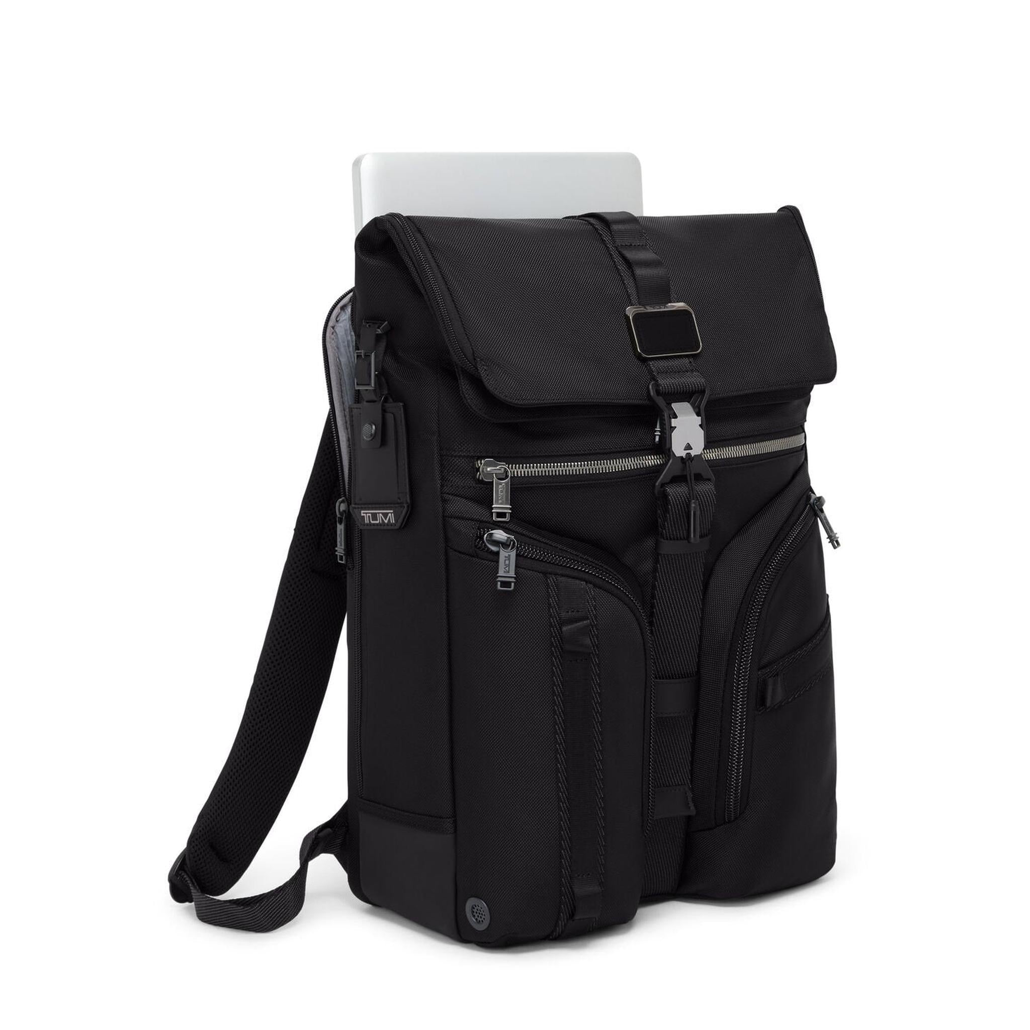 TUMI Alpha Bravo Surveillance Flap Backpack – Luggage Pros
