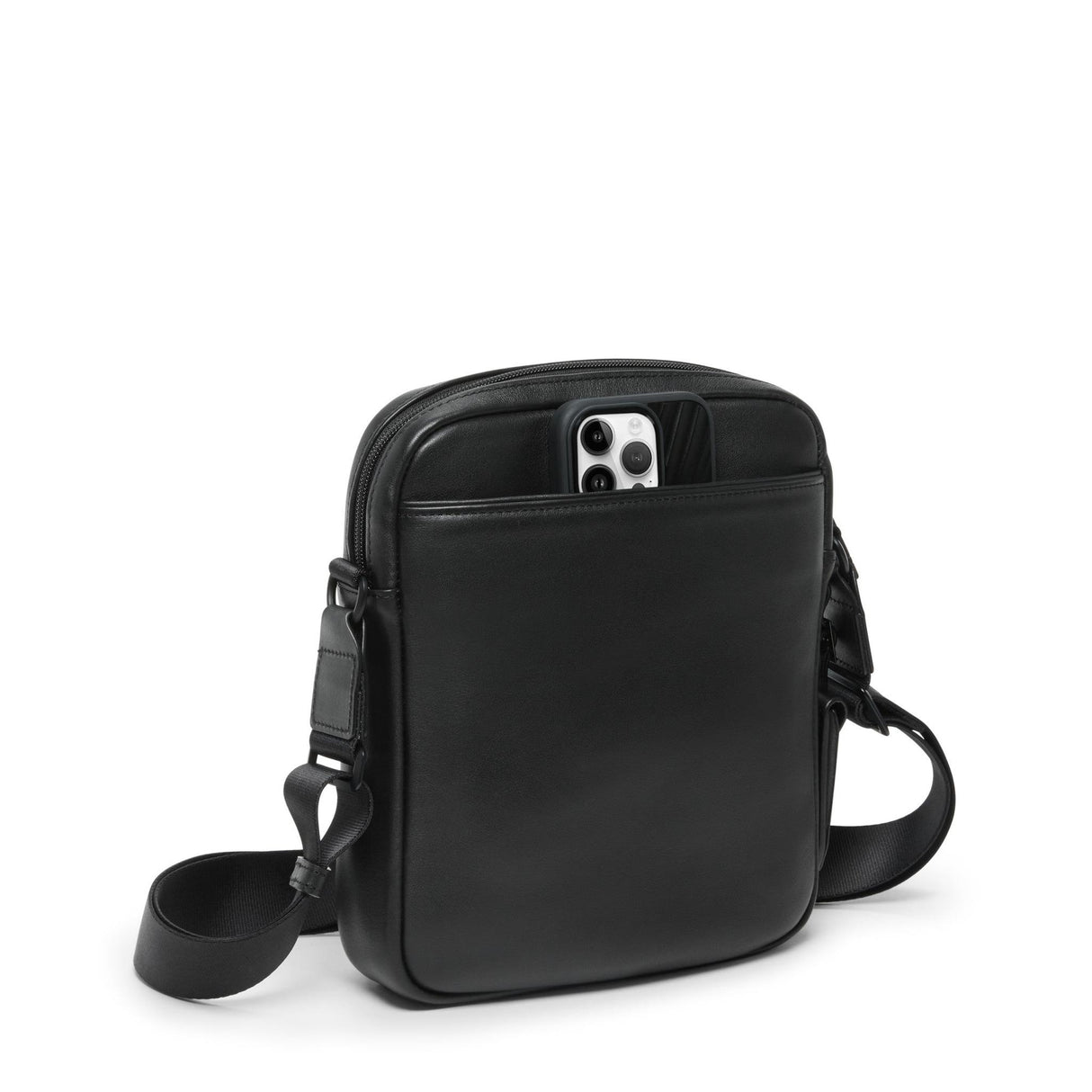 TUMI Alpha Medium Leather Crossbody