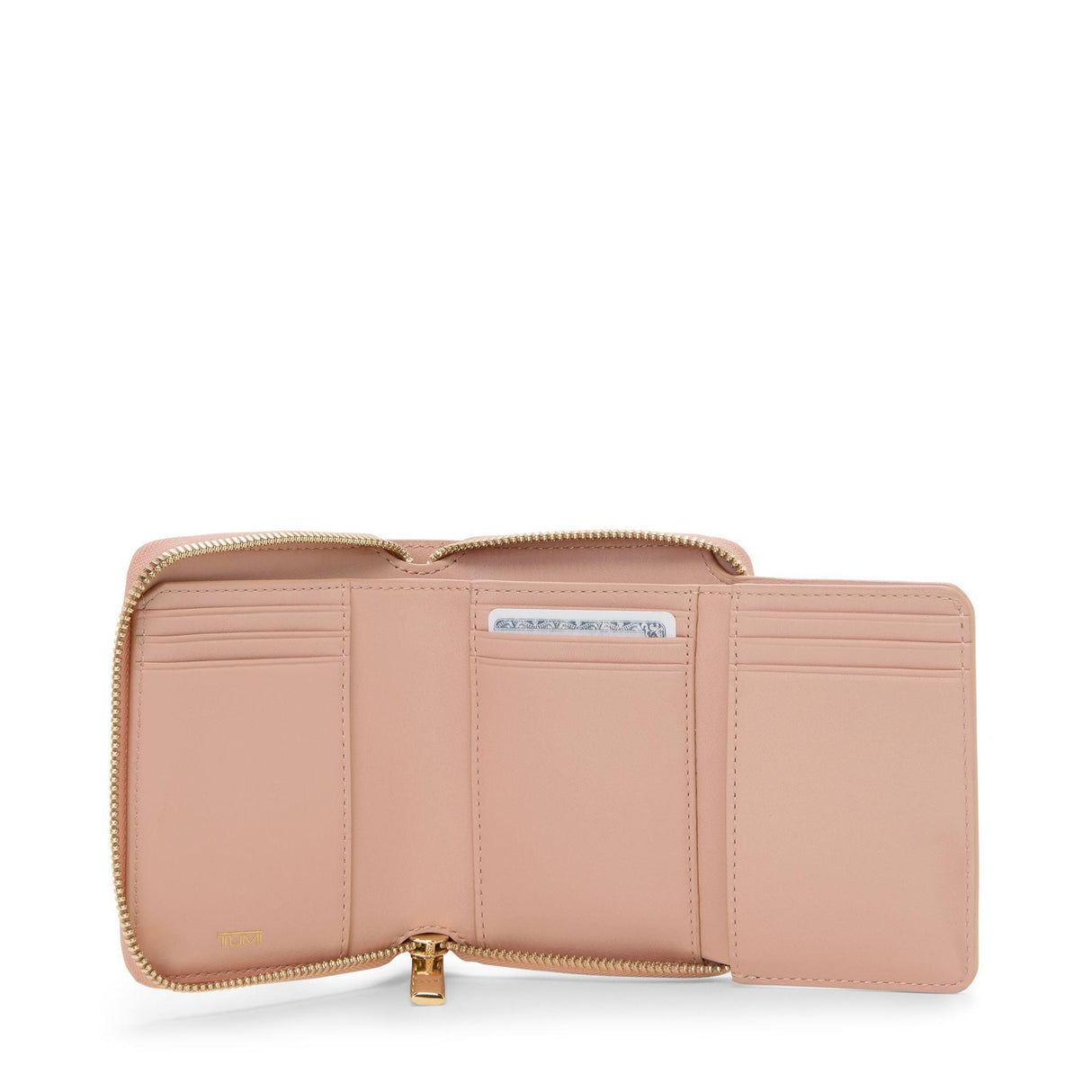 TUMI Belden SLG Tri Fold Zip Around Wallet
