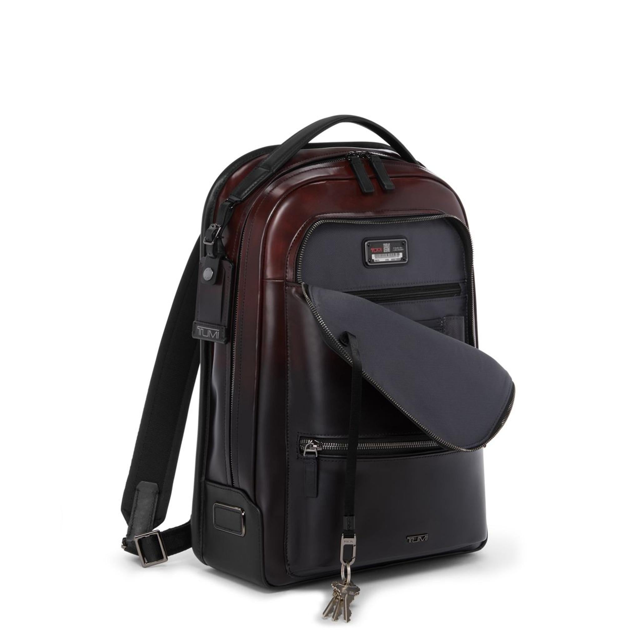 TUMI Harrison Bradner Leather Backpack – Luggage Pros