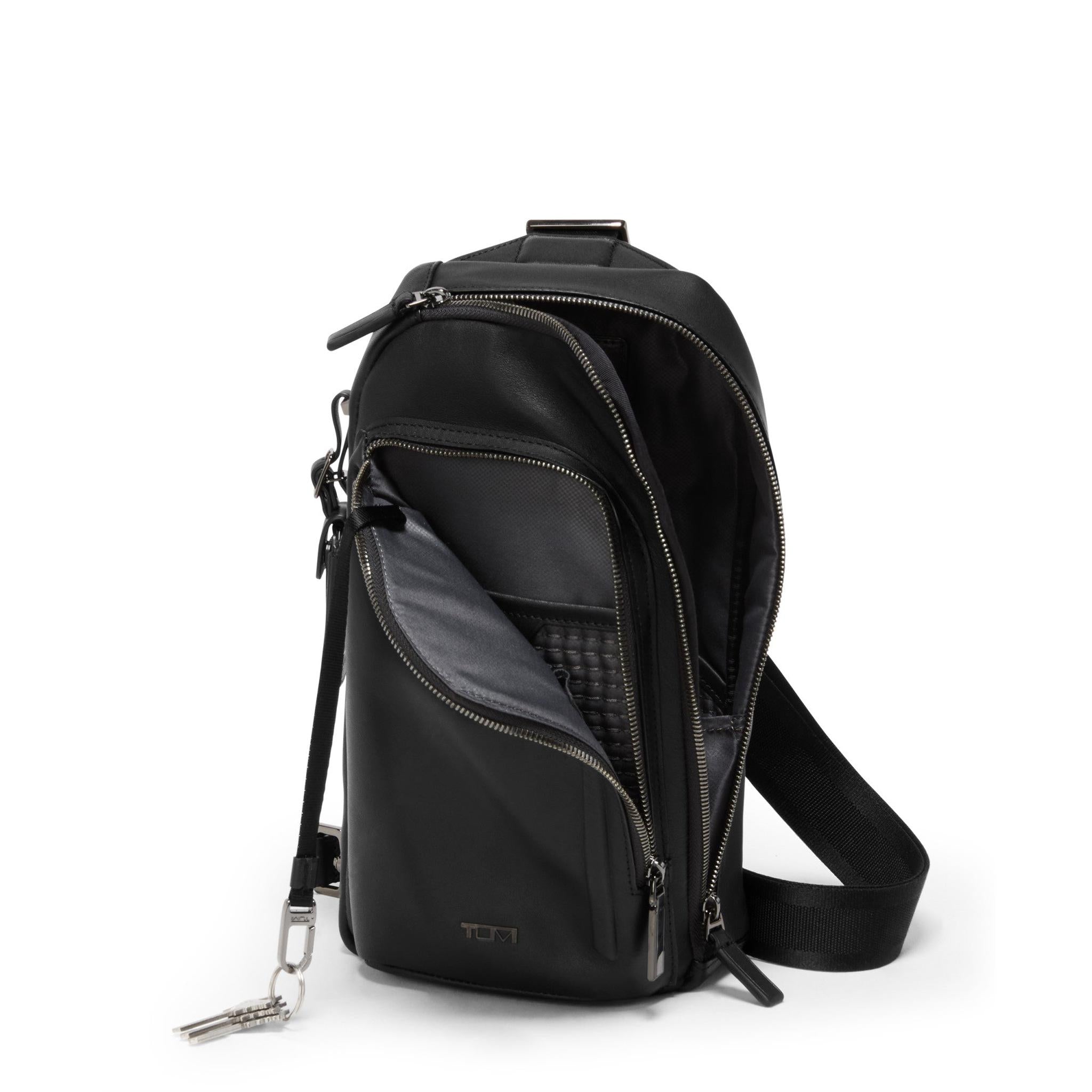 TUMI Harrison Gregory Leather Sling – Luggage Pros