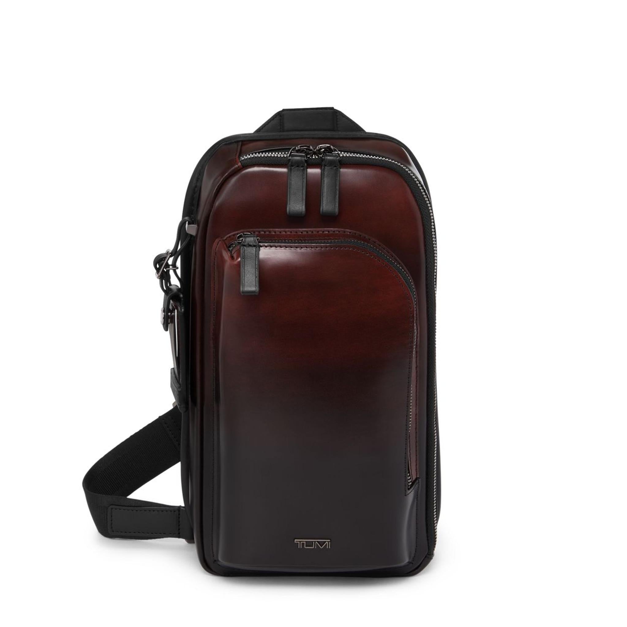 TUMI Harrison Gregory Leather Sling – Luggage Pros